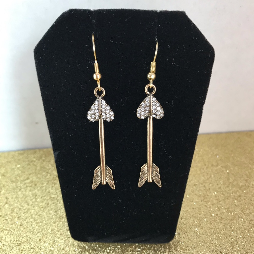 3 for $15 Heart ❤️ arrow earrings